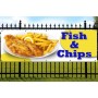 Fish and Chips PVC Banner
